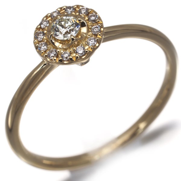 フェスタリア リング ダイヤ 0.091ct/0.05ct Wish upon a star 11号 K18YG