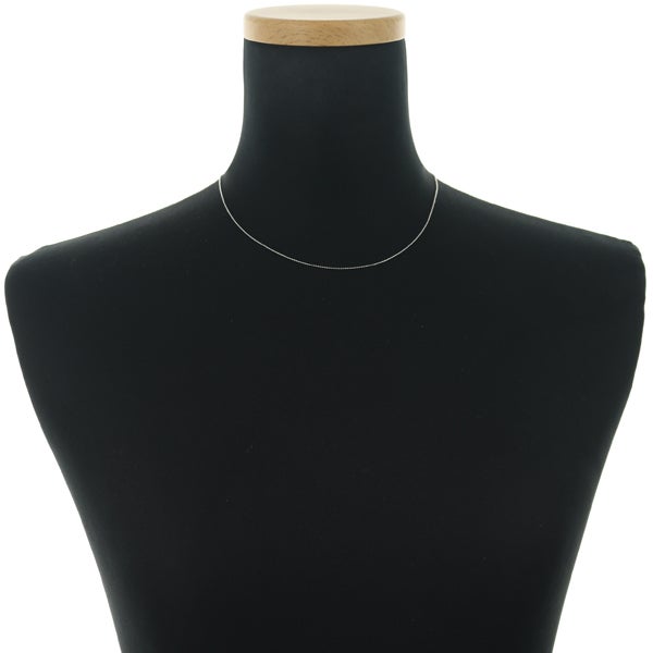 カットボール ネックレス 40cm K18WG 