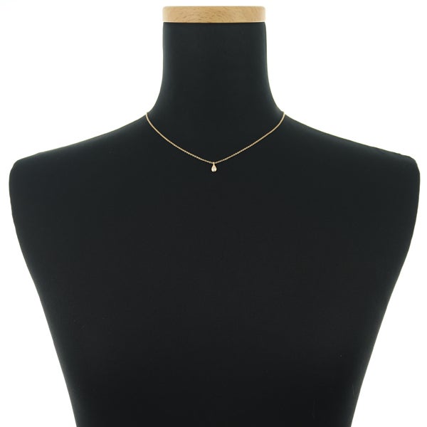 ティファニー ネックレス  ダイヤ 0.07ct バイザヤード ペアシェイプカット K18PG 