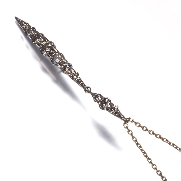 カシケイ ネックレス ブラウン ダイヤ 1.00ct ネイキッド  K18BG 