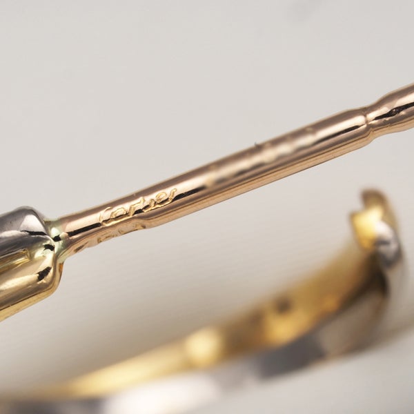 カルティエ ピアス   トリニティ スリーカラー フープ K18YG/WG/PG 