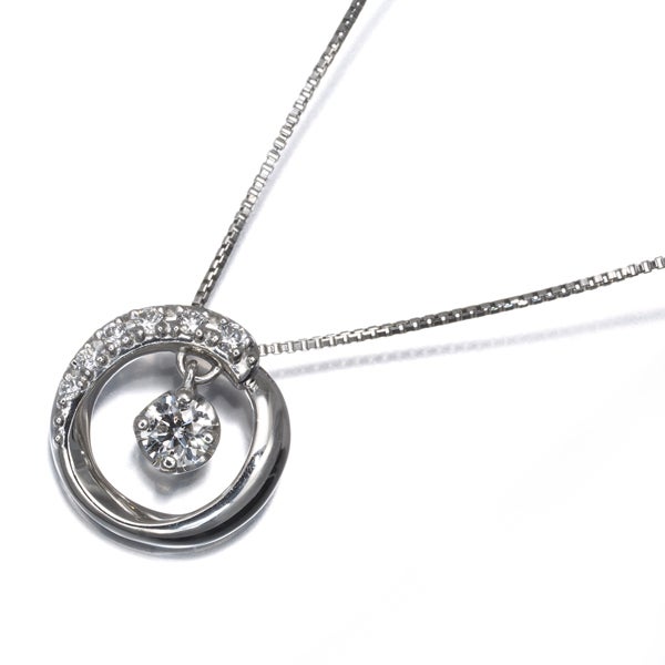 ヴァンドーム ネックレス  ダイヤ 0.094ct/0.03ct   Pt950/Pt850 