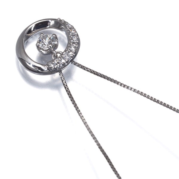 ヴァンドーム ネックレス  ダイヤ 0.094ct/0.03ct   Pt950/Pt850 