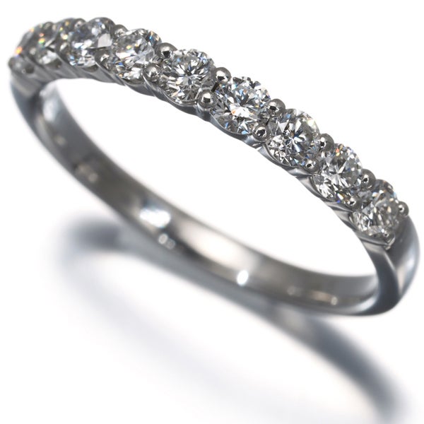 ヴァンドーム リング  ダイヤ 0.50ct  9P 11号 Pt950 