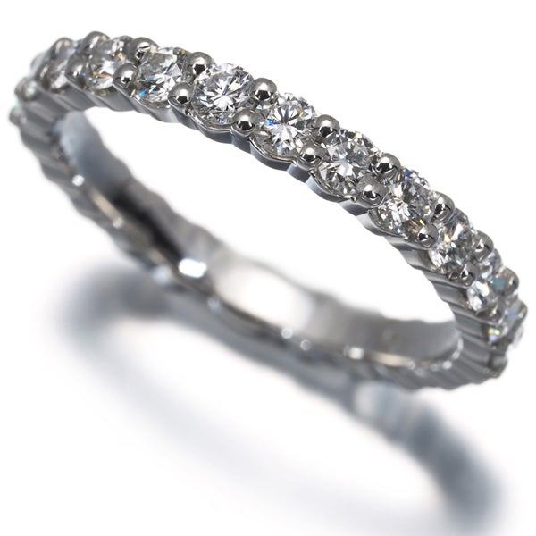 スタージュエリー リング  ダイヤ 0.50ct  ハーフエタニティ 8.5号 Pt950 