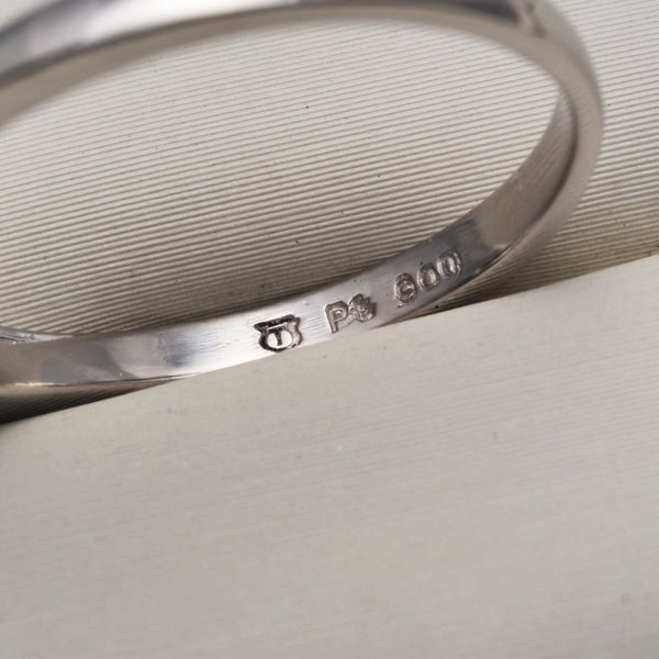 タサキ リング  サファイア 2.10ct  ダイヤ  13号 Pt900 