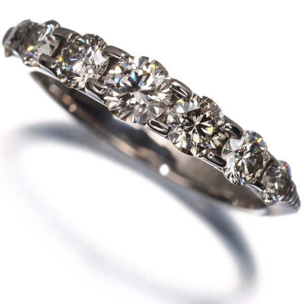 カシケイ リング ブラウン ダイヤ 1.00ct ネイキッド 11号 K18BG 