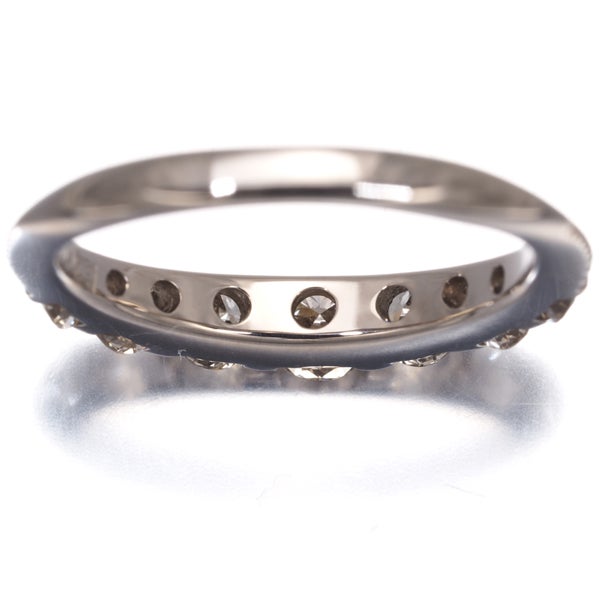 カシケイ リング ブラウン ダイヤ 1.00ct ネイキッド 11号 K18BG 