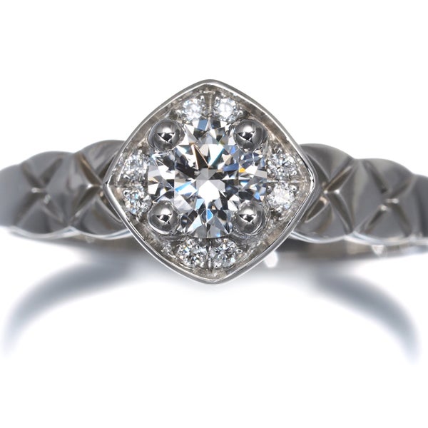 シャネル リング  ダイヤ 0.29ct D VVS2 3EX ココクラッシュ ソリテール 49号 Pt950 鑑