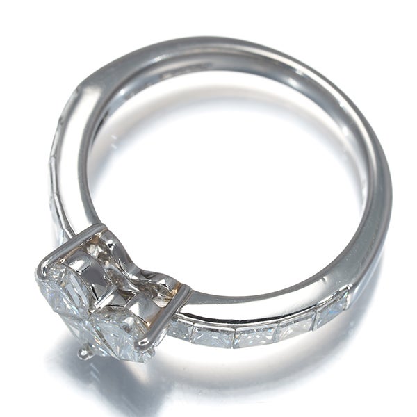 スタージュエリー リング  ダイヤ 0.50ct/0.55ct ミステリアスハート 7号 Pt950 保証書