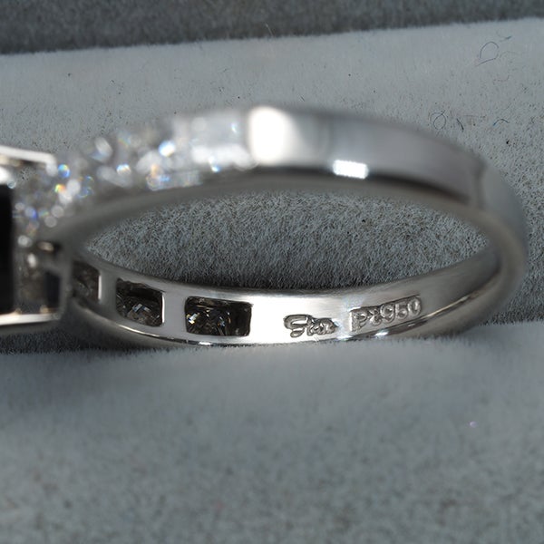 スタージュエリー リング  ダイヤ 0.50ct/0.55ct ミステリアスハート 7号 Pt950 保証書