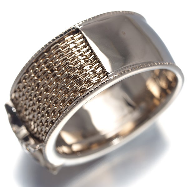 カシケイ リング ダイヤ 0.18ct/0.03ct ネイキッド 12号 K18BG/Pt900 箱