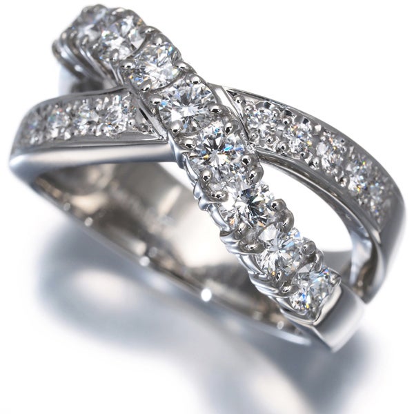 ミキモト リング  ダイヤ 0.83ct  11号 Pt950 