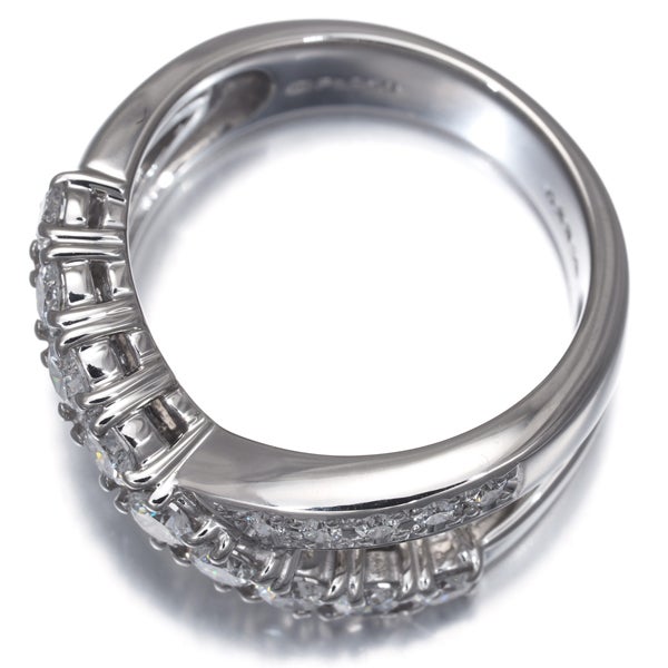 ミキモト リング  ダイヤ 0.83ct  11号 Pt950 