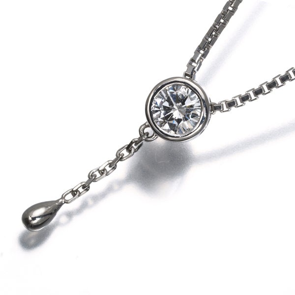 田村俊一 ネックレス  ダイヤ 0.328ct  一粒 Pt900/Pt850 