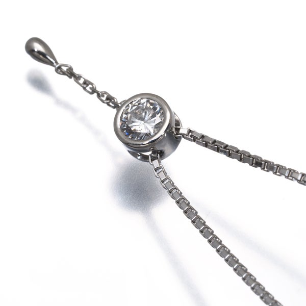 田村俊一 ネックレス  ダイヤ 0.328ct  一粒 Pt900/Pt850 