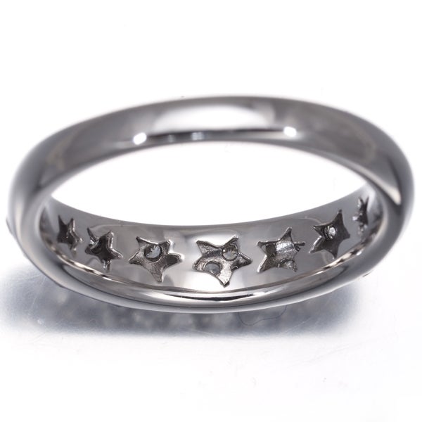スタージュエリー リング  ダイヤ 0.55ct  パヴェ 11号 K18WG 