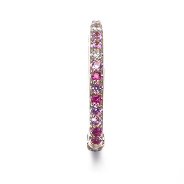ポンテヴェキオ イヤリング  サファイア 0.09ct ダイヤ 0.02ct  イヤーカフ 片耳 K18PG 箱