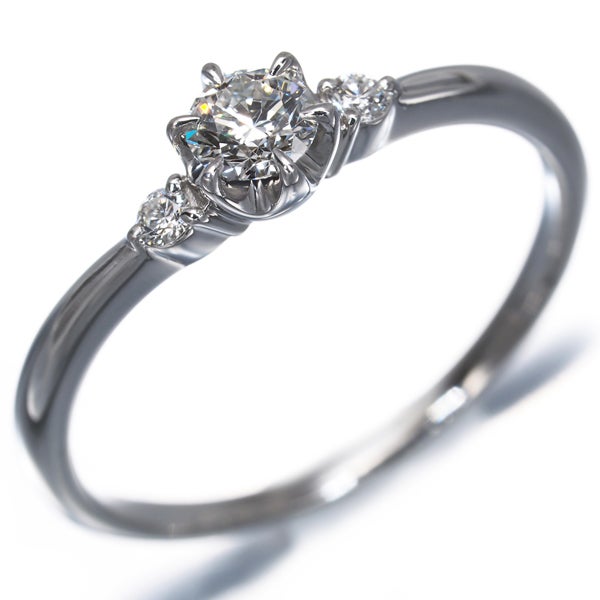 スタージュエリー リング  ダイヤ 0.210ct F VS1 3EX  12号 Pt950 箱/鑑定書