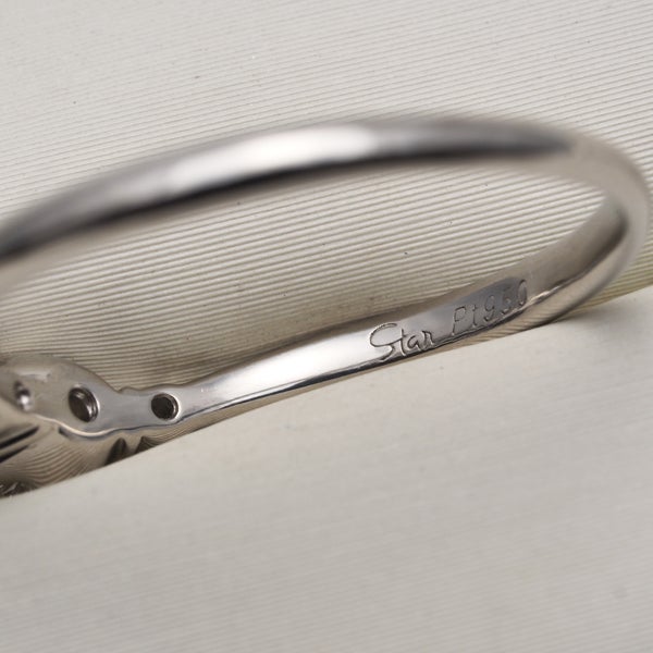 スタージュエリー リング  ダイヤ 0.210ct F VS1 3EX  12号 Pt950 箱/鑑定書
