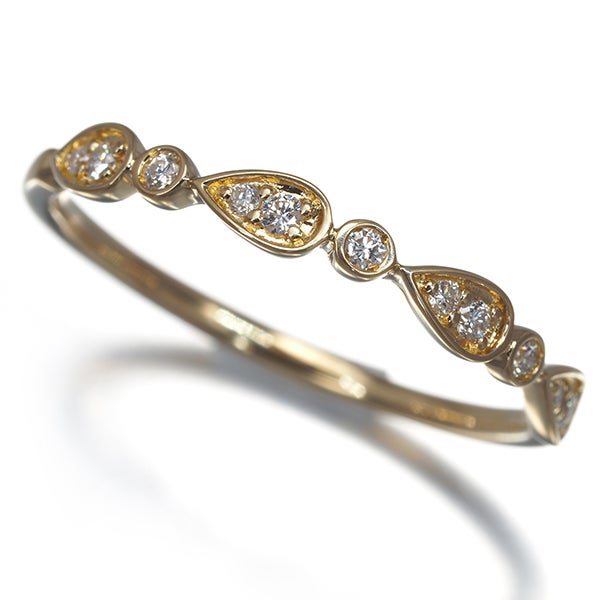  ダイヤ 0.13ct   リング K18YG 