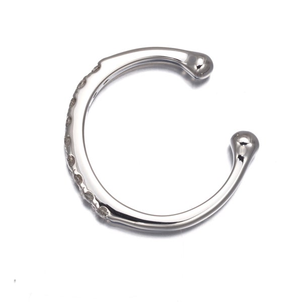  ダイヤ 0.20ct イヤーカフ 片耳  イヤリング Pt950 