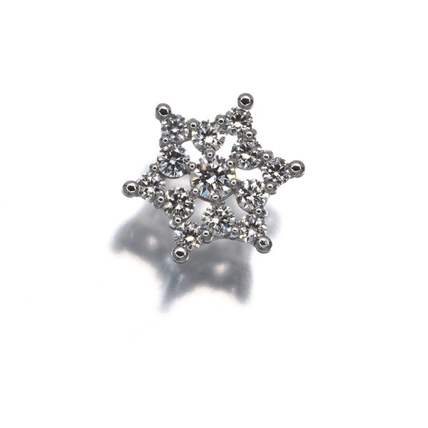  ダイヤ 0.27ct スター  ペンダントトップ Pt900 