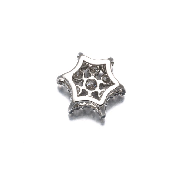 ダイヤ 0.27ct スター  ペンダントトップ Pt900 