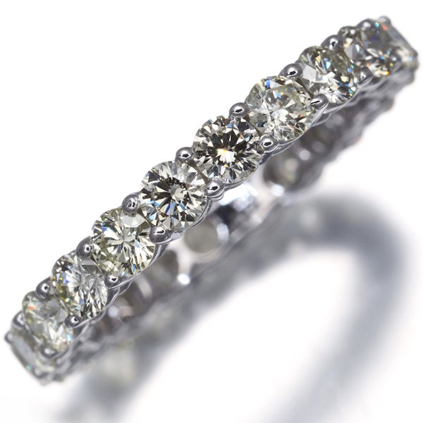  ダイヤ 2.00ct フルエタニティ  リング K18WG 