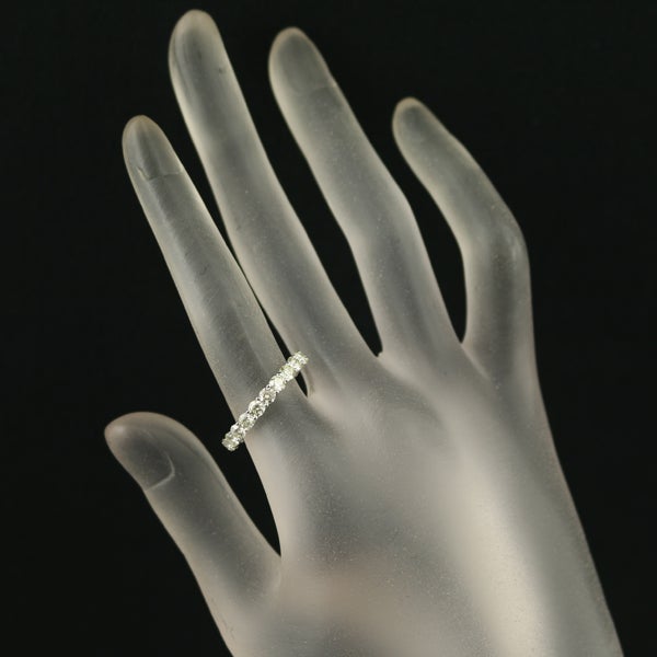  ダイヤ 2.00ct フルエタニティ  リング K18WG 