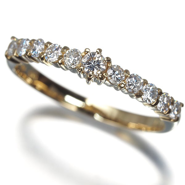 タサキ リング  ダイヤ 0.36ct  10号 K18YG 