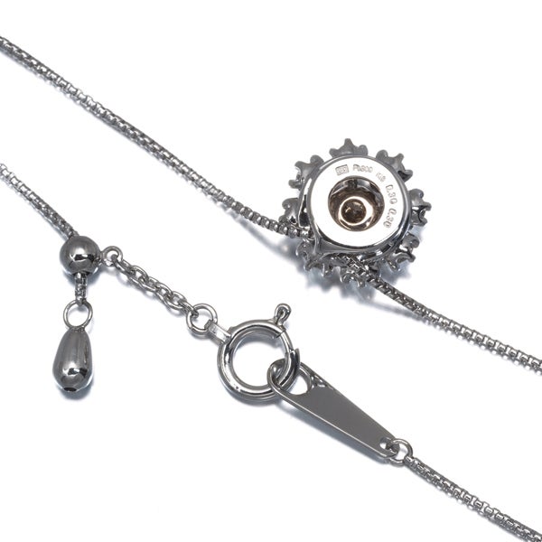 カシケイ ネックレス  ダイヤ 0.30ct/0.30ct   Pt900/K18PG/Pt850 