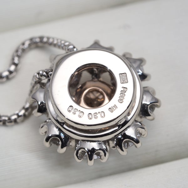 カシケイ ネックレス  ダイヤ 0.30ct/0.30ct   Pt900/K18PG/Pt850 