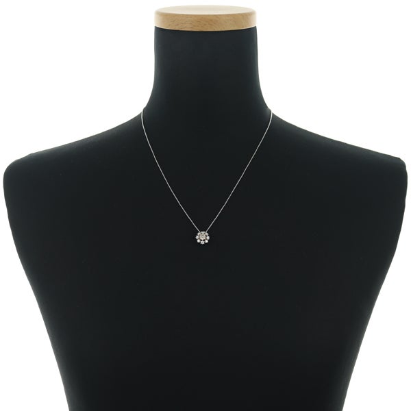 カシケイ ネックレス  ダイヤ 0.30ct/0.30ct   Pt900/K18PG/Pt850 