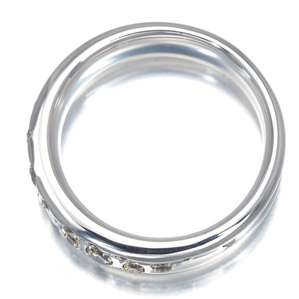 カシケイ リング ブラウン ダイヤ 0.60ct メランジェ 12号 K18WG 