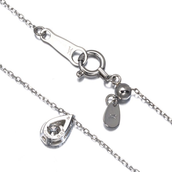 ヴァンドーム ネックレス  ダイヤ 0.086ct ドロップオブガーランド  Pt950/Pt850 