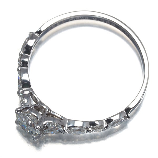 アーカー リング ダイヤ 0.283ct VVS1 EX  トランスペアレント 8号 K18 保