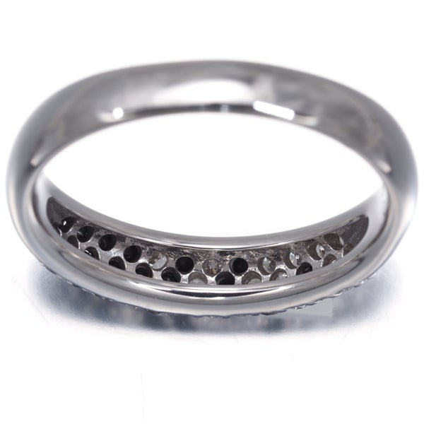 ポンテヴェキオ リング  ダイヤ 0.18ct/0.23ct ピッコリーニ チョコラテ 9号 K18WG 箱