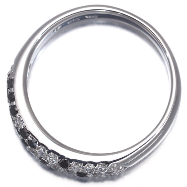 ポンテヴェキオ リング  ダイヤ 0.18ct/0.23ct ピッコリーニ チョコラテ 9号 K18WG 箱