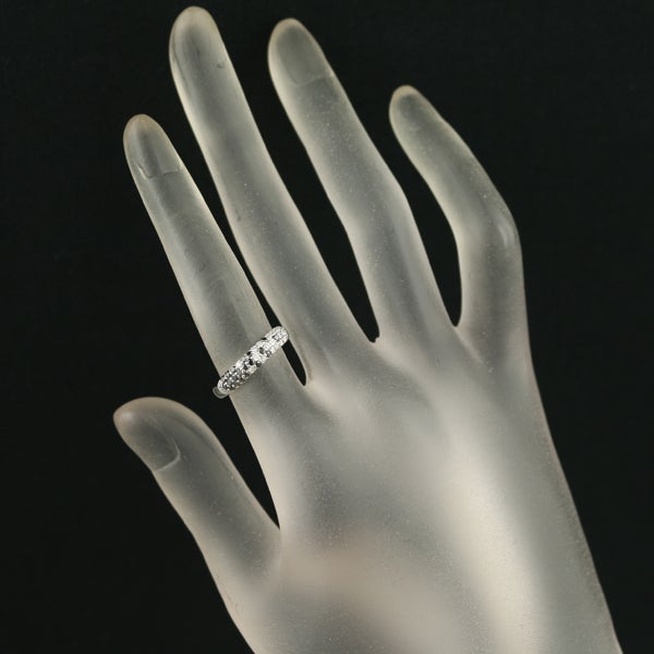 ポンテヴェキオ リング  ダイヤ 0.18ct/0.23ct ピッコリーニ チョコラテ 9号 K18WG 箱