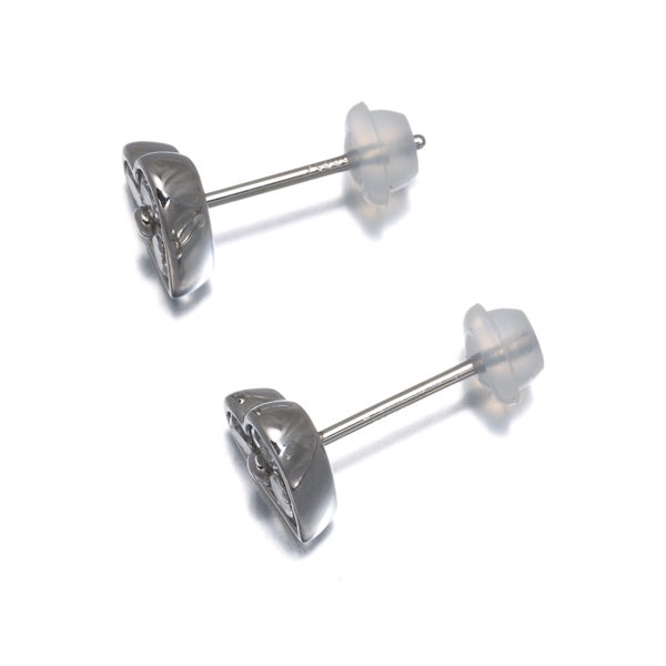  ダイヤ 0.366ct/0.356ct ハート  ピアス Pt900 