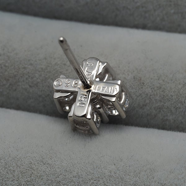 ティファニー ピアス  ダイヤ  ヴィンテージ  K18WG/PLAT/Pt950