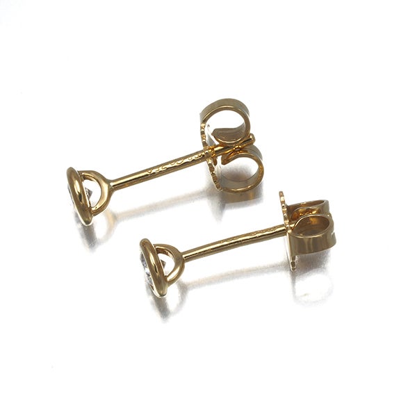 ティファニー ピアス  ダイヤ 0.08ct/0.08ct程 バイザヤード  K18YG 