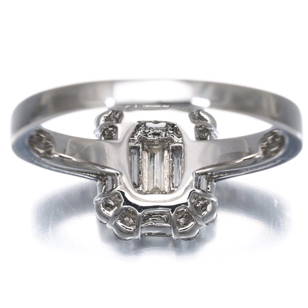  ダイヤ 0.50ct 2種カット  リング Pt900 