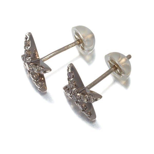カシケイ ピアス ブラウン ダイヤ ダイヤモンド 0.40ct ネイキッド