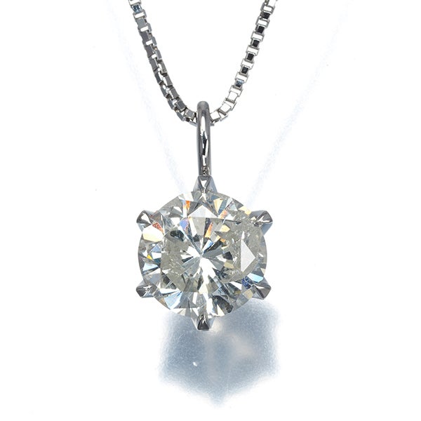  ダイヤ 1.713ct 一粒  ネックレス Pt850 