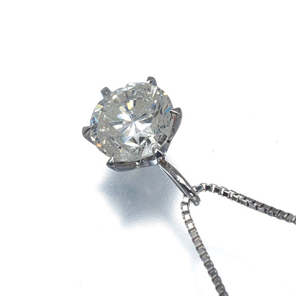  ダイヤ 1.713ct 一粒  ネックレス Pt850 
