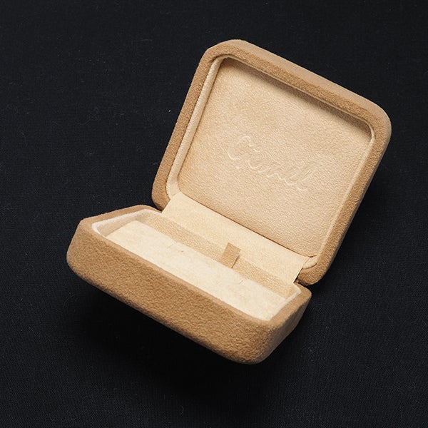 ギメル ピアス イエロー&クリア ダイヤ 0.076ct/0.51ct エメラルド フラワー K18YG 箱