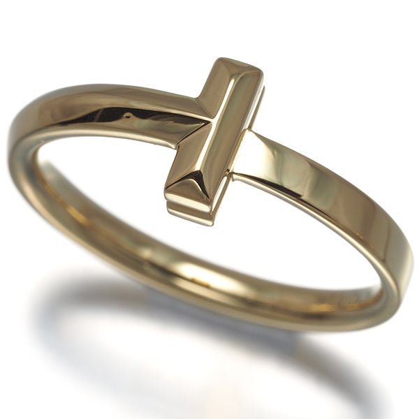 ティファニー リング   Tワン ナロー 13号 K18YG 