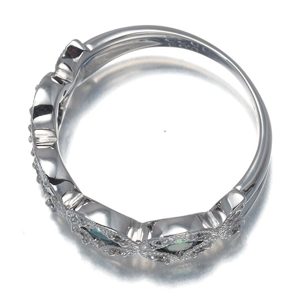 アレキサンドライト 0.63ct ダイヤ ダイヤモンド 0.22ct ミルグレイン